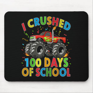 Mousepad Eu Esmaguei 100 Dias De Caminhão Monstro Escolar 1