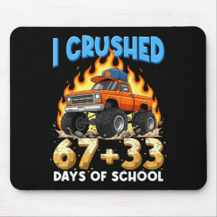 Mousepad Eu Esmaguei 67 + 33 Dias De Caminhão Monstro Menin