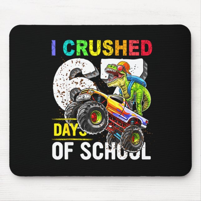 Mousepad Eu Esmaguei 67 Dias De Escola Engraçado Seis Sete  (Frente)