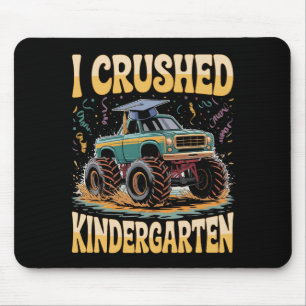 Mousepad Eu Esmaguei a Formatura do Monster Truck no Jardim