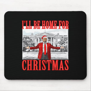 Mousepad Eu Estarei Em Casa Para Papais noeis De Natal Engr