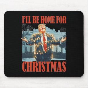 Mousepad Eu Estarei Em Casa Para Papais noeis De Natal Engr