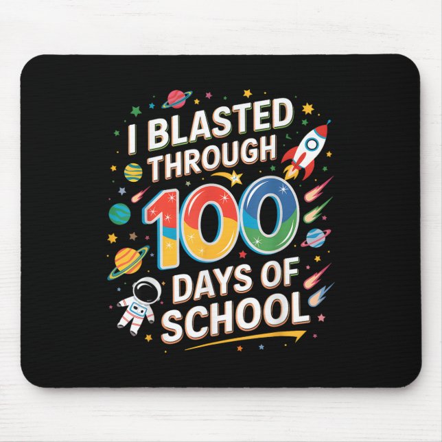 Mousepad Eu Explodi Por 100 Dias De Escola 100º Dia (Frente)