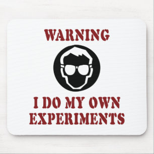 Mousepad Eu faço minhas próprias experiências - inventor