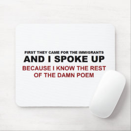 Mousepad Eu Falei