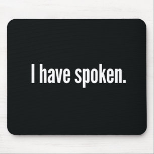 Mousepad Eu Falei