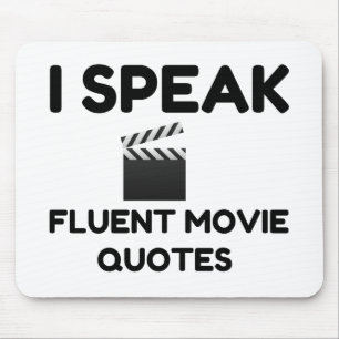Mousepad Eu Falo Cotações De Filme Fluentes