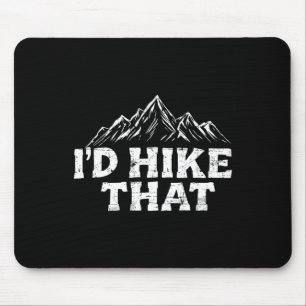 Mousepad Eu faria essa trilha de mochila engraçada de camin