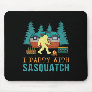 Mousepad Eu Festo Com Sasquatch Bigfoot Acampamento Present