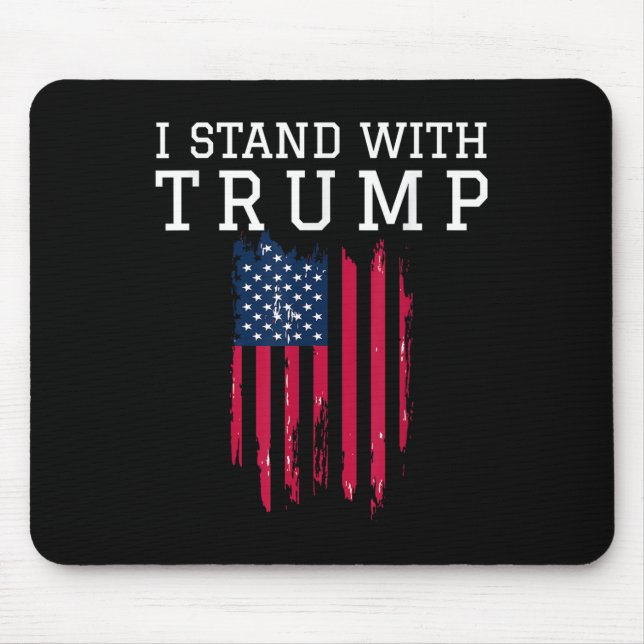 Mousepad Eu Fico Com O Trump Pro Trump Support (Frente)
