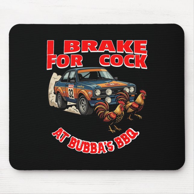 Mousepad Eu Freio Por (frango) No Churrasco Do Bub (Frente)