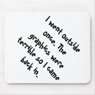 Mousepad Eu fui parte externa uma vez que os gráficos eram