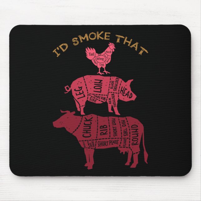 Mousepad Eu Fumava Aquele Barbecue (Frente)