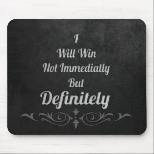 Mousepad Eu Ganharei - Motivacional