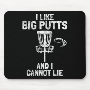 Mousepad Eu Gosto de Grandes Tacos e Não Posso Mentir Golfe