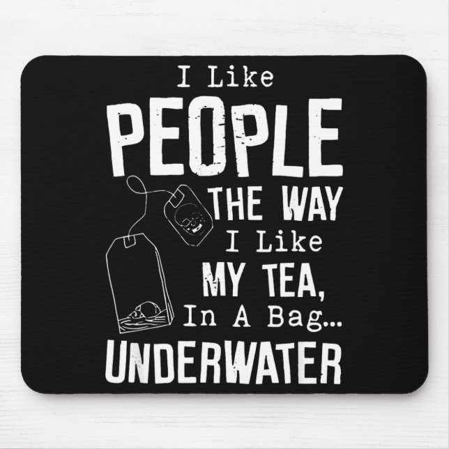 Mousepad Eu gosto de pessoas da mesma forma que gosto do me (Frente)