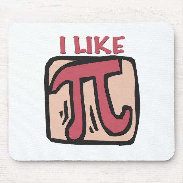 Mousepad Eu gosto do pi (Frente)
