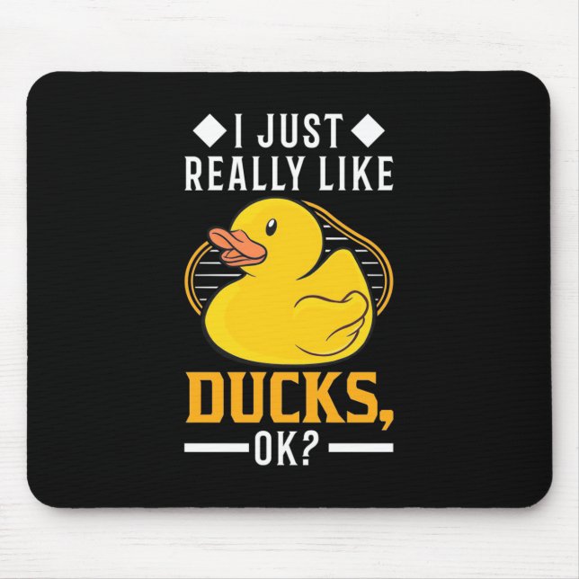 Mousepad Eu Gosto Muito De Patos (Frente)
