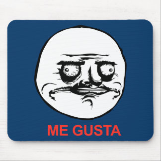 Mousepad Eu Gusta enfrenta Meme