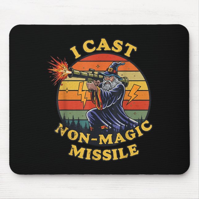 Mousepad Eu Lanço Míssil Não Mágico (Frente)