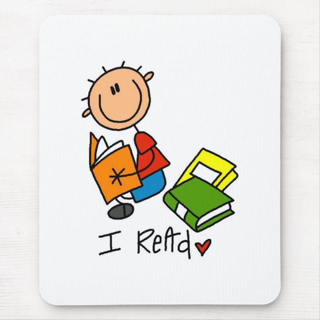 Mousepad Eu Leio (Frente)