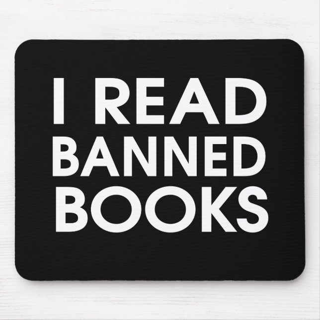 Mousepad Eu li livros proibidos (Frente)