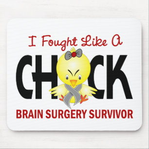 Mousepad Eu lutei como um sobrevivente da cirurgia de
