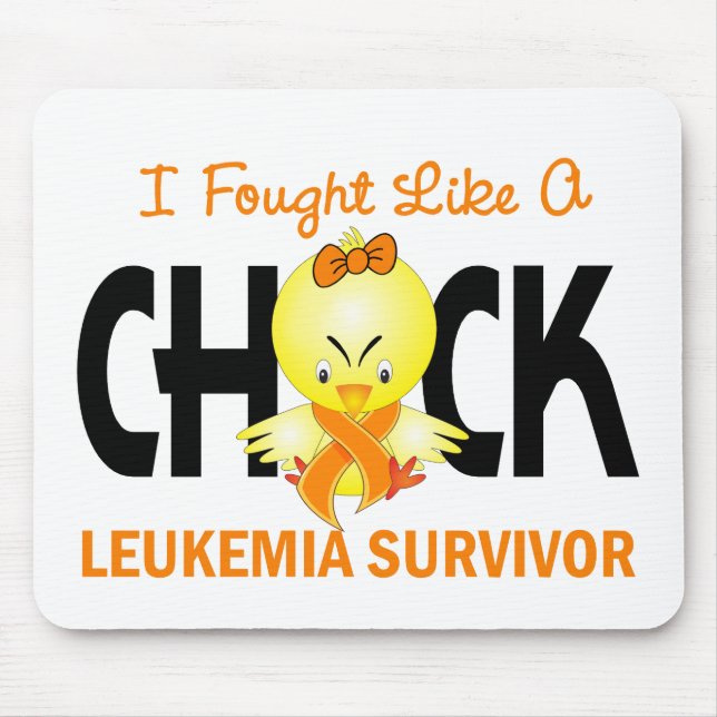 Mousepad Eu lutei como um sobrevivente da leucemia do (Frente)