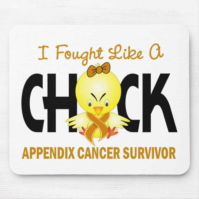 Mousepad Eu lutei como um sobrevivente de câncer do (Frente)