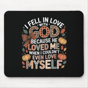 Mousepad Eu Me Apaixonei Por Deus Fé Cair Cair Christian