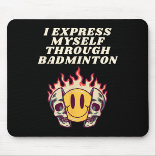 Mousepad Eu Me Expresso Através De Um Roubo De Mala De Badm