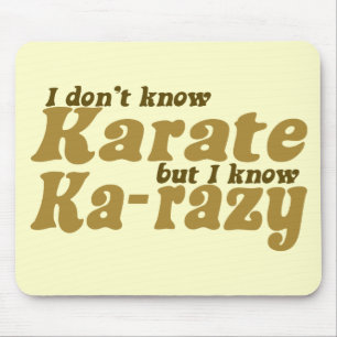 Mousepad Eu não conheço Karate