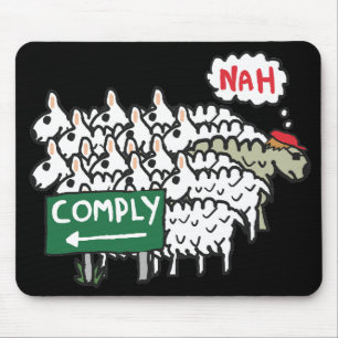 Mousepad Eu Não Cumprimento