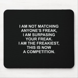 Mousepad Eu não estou parecendo com a aberração de ninguém
