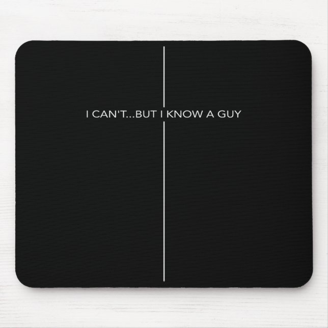 Mousepad Eu Não Posso Mas Conheço Um Cara Cruz Cristã Jesus (Frente)