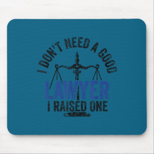 Mousepad Eu não preciso de um bom advogado, eu criei uma le