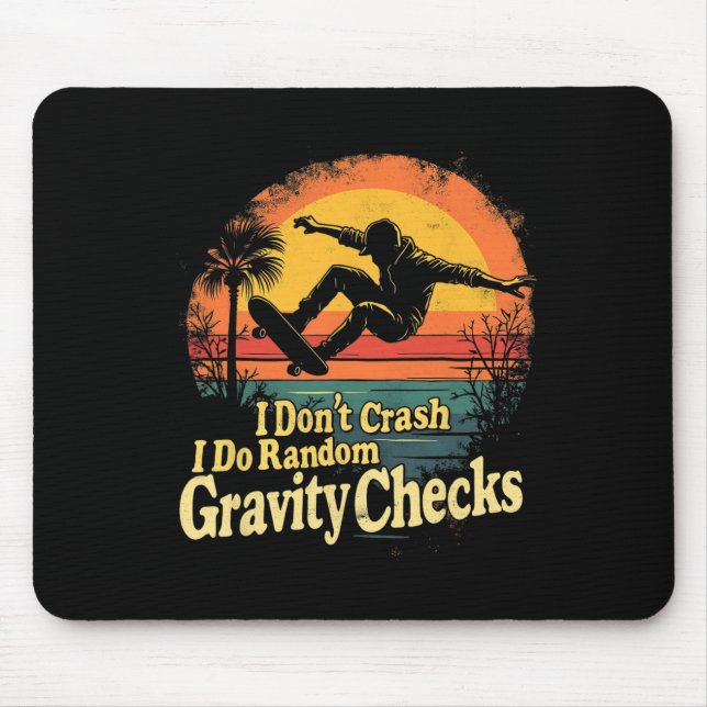 Mousepad Eu Não Sofro Acidentes Eu Faço Verificações Aleató (Frente)