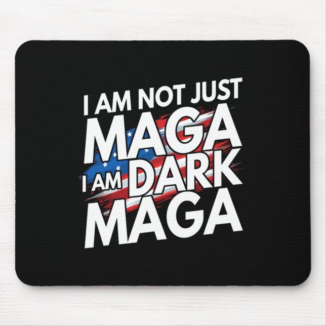 Mousepad Eu não sou apenas o "Dark Trump 2024" (Frente)