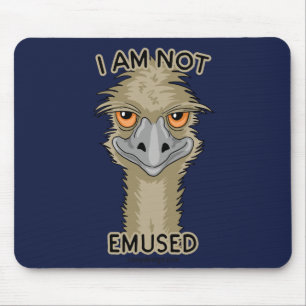 Mousepad Eu não sou chalaça engraçada do Emu de Emused