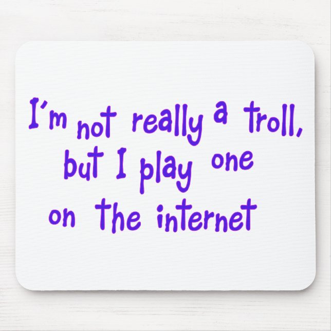 Mousepad Eu não sou realmente um troll (Frente)