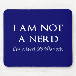 Mousepad Eu não sou um nerd, mim sou um mágico do nível 85