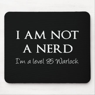 Mousepad Eu não sou um nerd, mim sou um mágico do nível 85