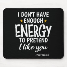 Eu Não Tenho Energia Suficiente Sarcástico Persona