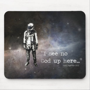 Mousepad "Eu não ver nenhum deus acima aqui…", Yuri Gaga