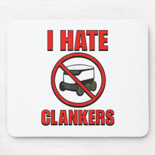 Mousepad Eu Odeio Os Clankers Engraçado Para Homens Mulhere