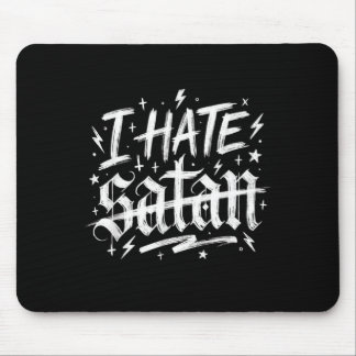 Mousepad Eu Odeio Satanás