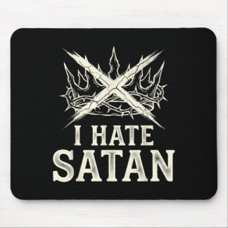 Mousepad Eu Odeio Satanás