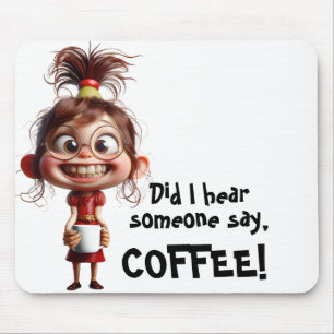 Mousepad Eu Ouvi Café!