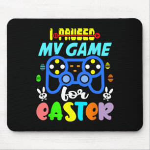 Mousepad Eu Pausar Meu Jogo Para a Páscoa Vídeo Engraçado G