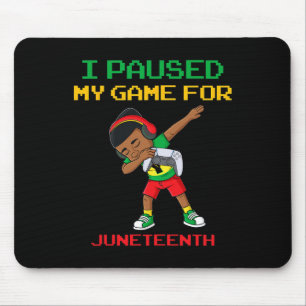 Mousepad Eu Pausei Meu Jogo Para A Décima Sétima Crianças B